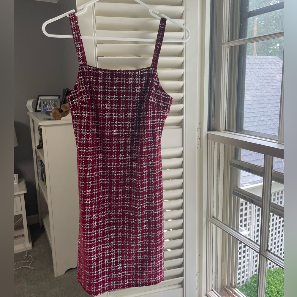 Altard state sparkly red dress